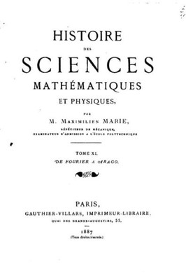 Histoire Des Sciences MathEmatiques Et Physiques