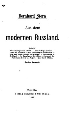 Aus Dem Modernen Russland (German Edition)