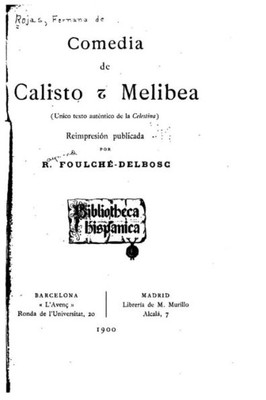 Comedia De Calisto Y Melibea (Spanish Edition)