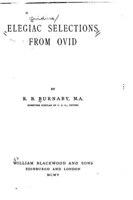 Elegiac Selections From Ovid