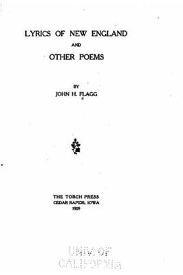 Lyrics Of New England And Other Poems