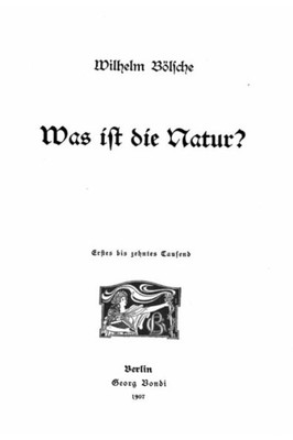 Was Ist Die Natur? (German Edition)