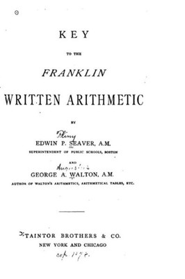 Key To Franklin Written Arithmetic