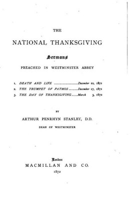 The National Thanksgiving, Sermons Preached In Westminster Abbey