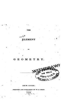 The Element Of Geometry