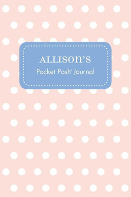 Allison'S Pocket Posh Journal, Polka Dot
