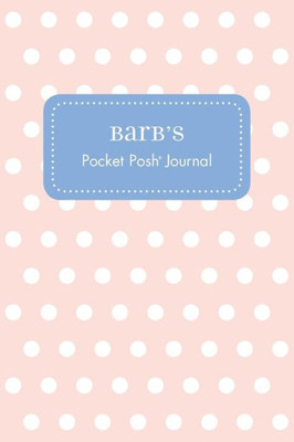 Barb'S Pocket Posh Journal, Polka Dot