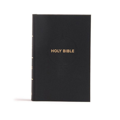 Csb Pew Bible, Black, Red Letter, Durable Cover, Sewn Binding, Full-Color Maps, Easy-To-Read Bible Serif Type