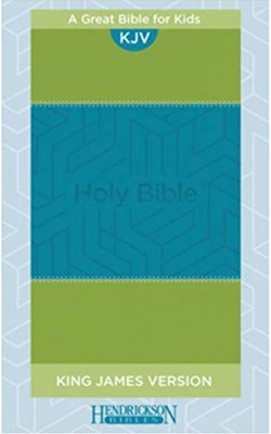 KJV Kids Bible Flexisoft Blue & Green