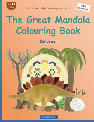 Brockhausen Colouring Book Vol. 7 - The Great Mandala Colouring Book: Dinosaur