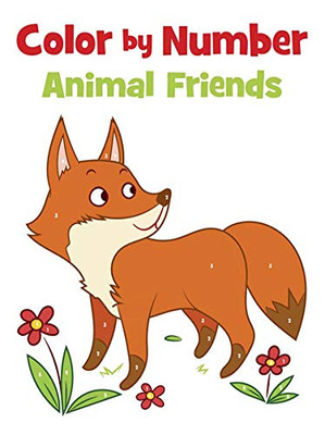 Color By Number Animal Friends