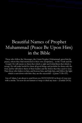 Beautiful Names Of Prophet Muhammad (Peace Be Upon Him) In The Bible