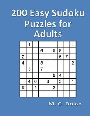 200 Easy Sudoku Puzzles For Adults