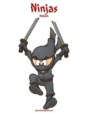 Ninjas-Malbuch 1 (German Edition)