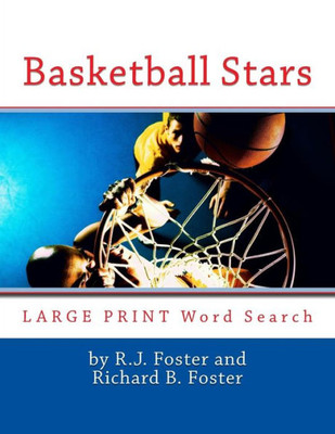 Basketball Stars: Large Print Word Search