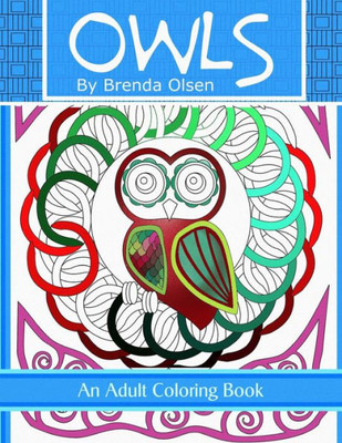 Owls: An Adult Coloring Book