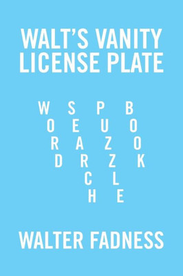 Walt'S Vanity License Plate
