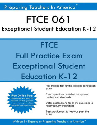 Ftce 061 Exceptional Student Education K-12: Ftce Ese Exceptional Student Education