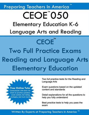 Ceoe 050 Elementary Education Language Arts And Reading: Ceoe Elementary Education Language Arts And Reading Subtests 1