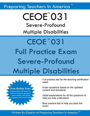Ceoe 031 Severe-Profound/Multiple Disabilities: Ceoe 031 Severe-Profound/Multiple Disabilities