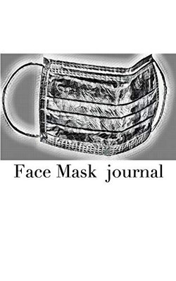 Face Mask themed Blank Journal sir Michael designer - Paperback