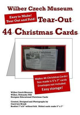 Wilber Czech Museum Tear Out 44 Christmas Cards: Wilber Czech Museum Tear Out 44 Christmas Cards