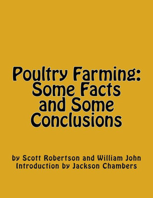 Poultry Farming: Some Facts And Some Conclusions