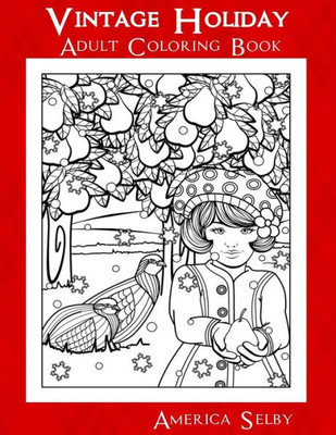 Vintage Holiday: Adult Coloring Book (Holiday Coloring Books)