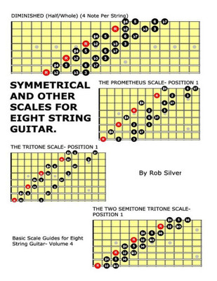 Symmetrical And Other Scales For Eight String Guitar (Basic Scale Guides For Eight String Guitar)