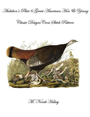 Audubon'S Plate 6 Great American Hen & Young: Classic Designs Cross Stitch Pattern
