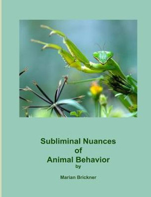 Subliminal Nuances Of Animal Behavior