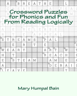 Crossword Puzzles For Phonics And Fun