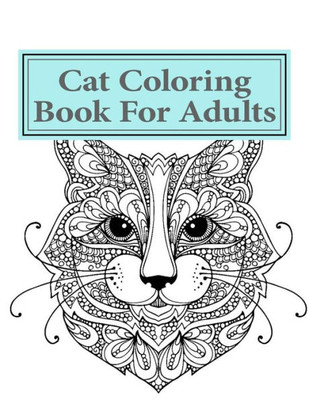 Cat Adult Coloring Book For Adults