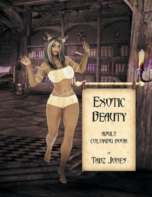 Exotic Beauty Adult Coloring Book