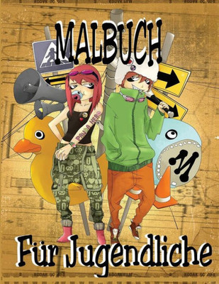 Malbuch Fur Jugendliche (Zur Entspannung) (German Edition)