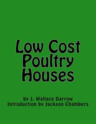 Low Cost Poultry Houses