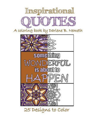 Inspirational Quotes: Coloring Book