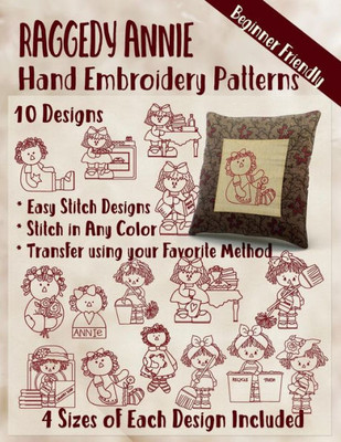 Raggedy Annie Hand Embroidery Patterns