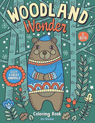 Woodland Wonder: Cozy Forest Animals Coloring Book