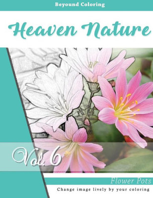 Potted Flower : Grayscale Photo Adult Coloring Book Of Animals, Relaxation Stress Relief Coloring Book: Series Of Coloring Book For Adults And Grown Up, 8.5" X 11" (21.59 X 27.94 Cm)