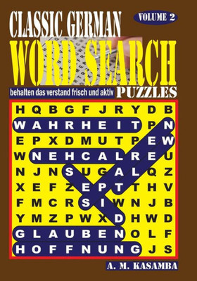 Classic German Word Search Puzzles. Vol. 2 (German Edition)