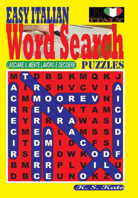 Easy Italian Word Search Puzzles (Italian Edition)