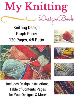 Knitting Design Graph Paper Book 4:5 Ratio 120 Pages