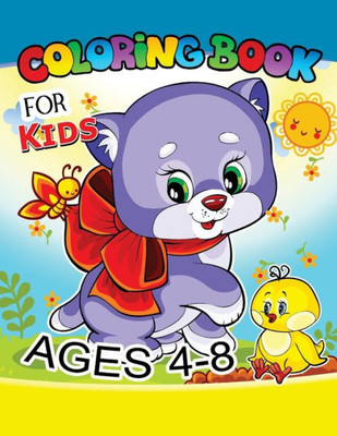 Coloring Book For Kids Ages 4-8: Cute Dog, Horse,Lion,Sheep,Turtle And More.. For Kids, Girls Ages 8-12,4-8 (Coloring Books For Kids Ages 4-8)