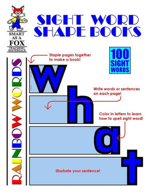 Sight Word Shape Books