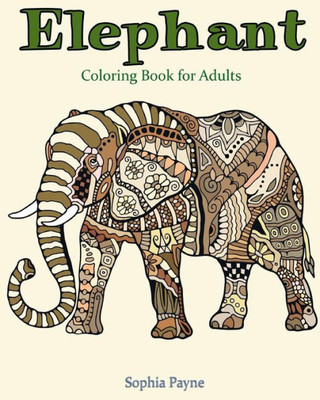 Elephant Coloring Book For Adults