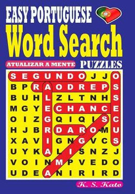 Easy Portuguese Word Search Puzzles (Portuguese Edition)