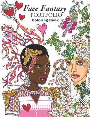 Face Fantasy Portfolio Coloring Book: Coloring Book