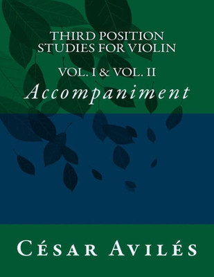 Third Position Studies For Violin: Accompaniment