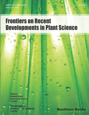 Frontiers On Recent Developments In Plant Science: Volume 1